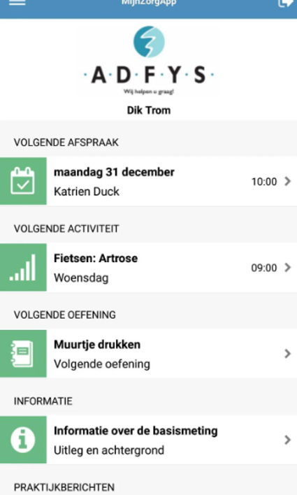 Mijnzorgapp